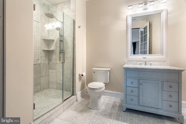 Bathroom, Glass Shower, Interior