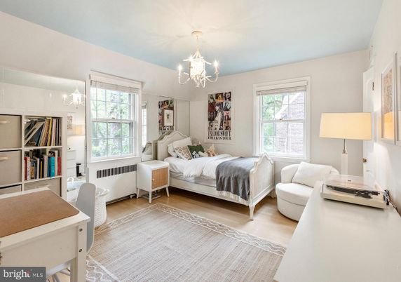 Bedroom, Chandelier, Interior, Wood Texture Flooring