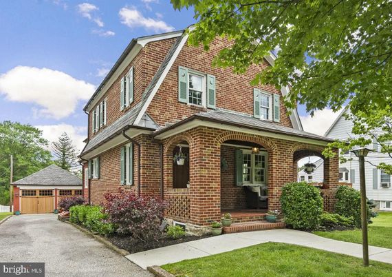 Exterior, Facade, Brick Facade, Tudor Revival