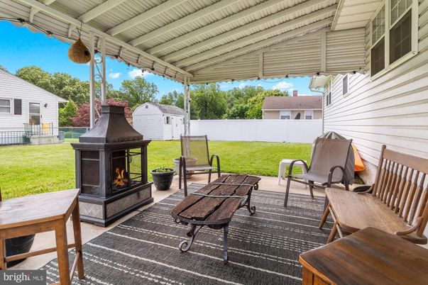 Backyard, Exterior, Fireplace