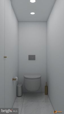 Bathroom, Interior, Marble, Recessed Lighting