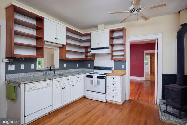Interior, Kitchen, Wood Texture Flooring