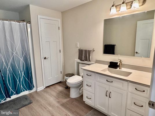 Bathroom, Interior, Wood Texture Flooring