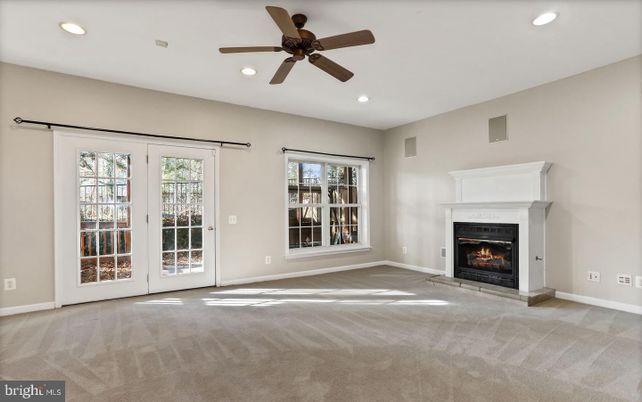Empty room, Fireplace, Interior, Recessed Lighting