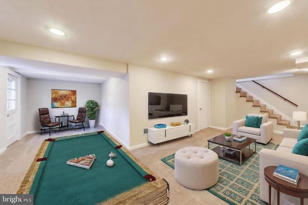 Game Room, Interior, Living room, Recessed Lighting
