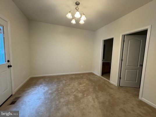 Chandelier, Empty room, Interior