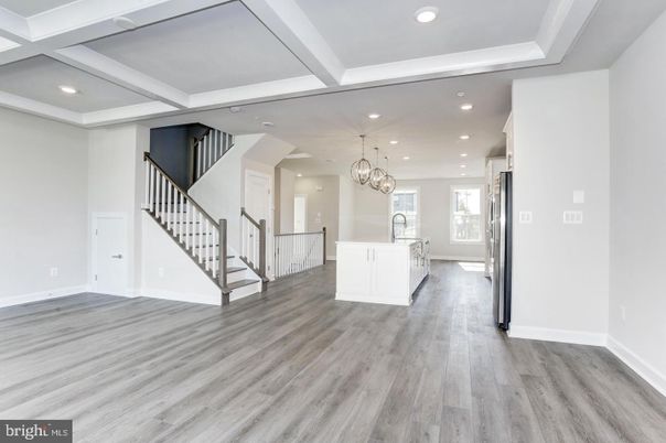 Chandelier, Interior, Pendant Lights, Recessed Lighting, Wood Texture Flooring