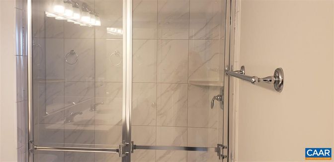 Bathroom, Glass Shower, Interior, Marble Walls