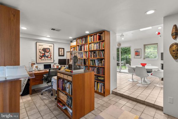 Home Office, Interior, Recessed Lighting