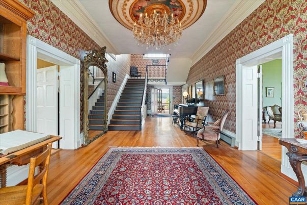 Chandelier, Interior, Wood Texture Flooring