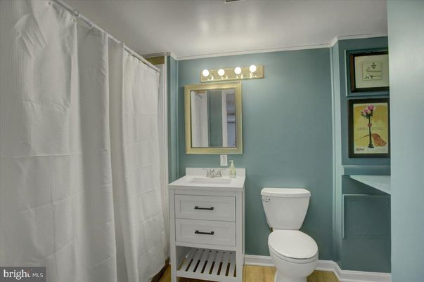 Bathroom, Interior, Wood Texture Flooring