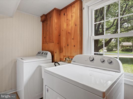 Interior, Washer, Wooden Walls