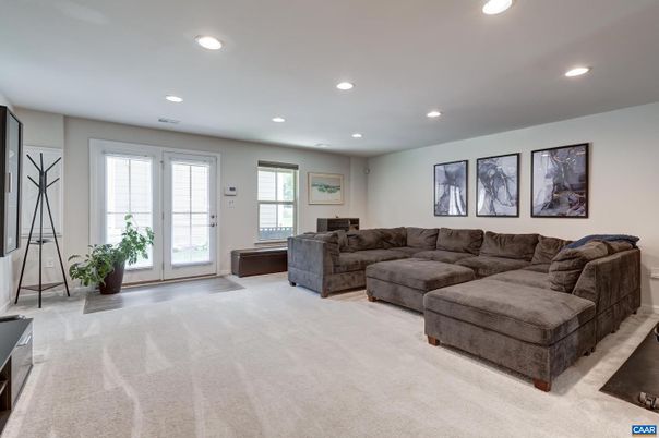 Interior, Living room, Recessed Lighting