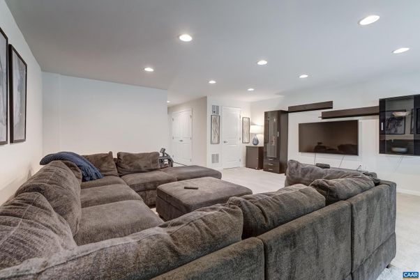 Interior, Living room, Recessed Lighting