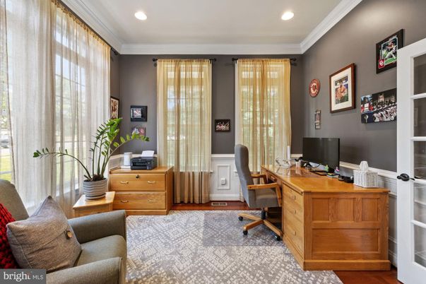 Home Office, Interior, Recessed Lighting