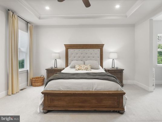 Bedroom, Interior, Recessed Lighting