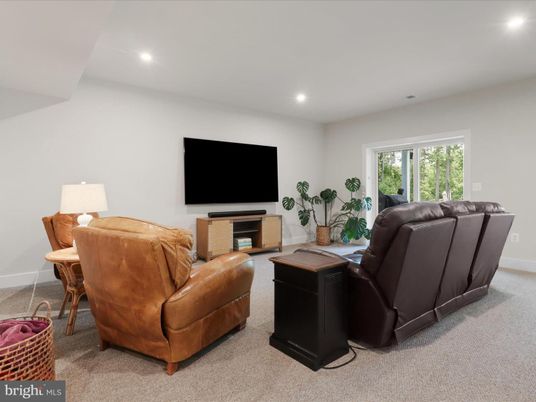 Interior, Living room, Recessed Lighting