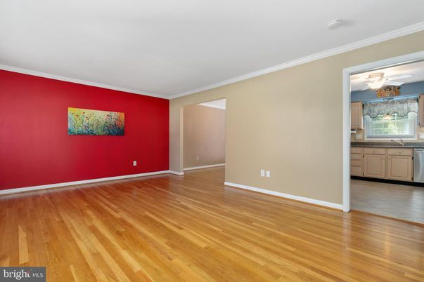 Empty room, Interior, Kitchen, Wood Texture Flooring