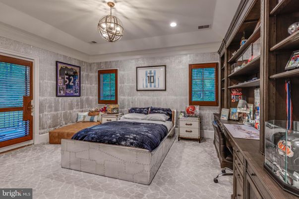 Bedroom, Home Office, Interior, Pendant Lights, Recessed Lighting
