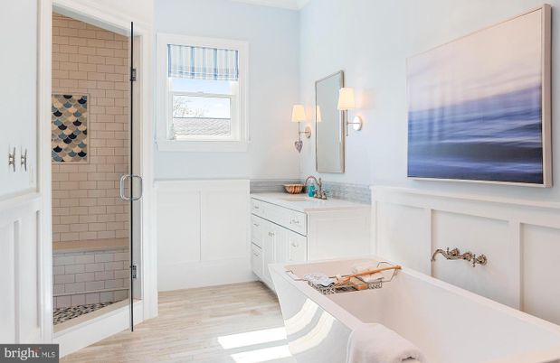Bathroom, Interior, Wood Texture Flooring