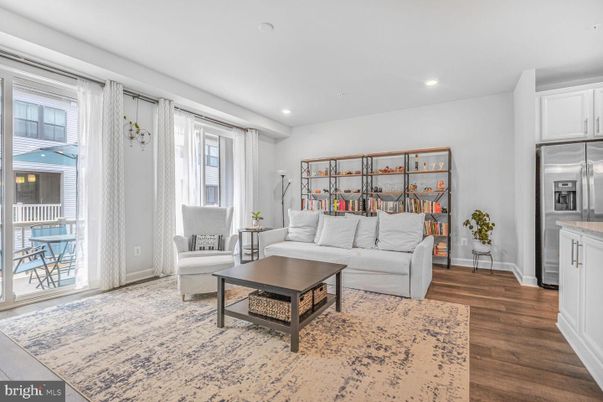 Interior, Kitchen, Living room, Recessed Lighting, Stainless Steel Appliances, Wood Texture Flooring