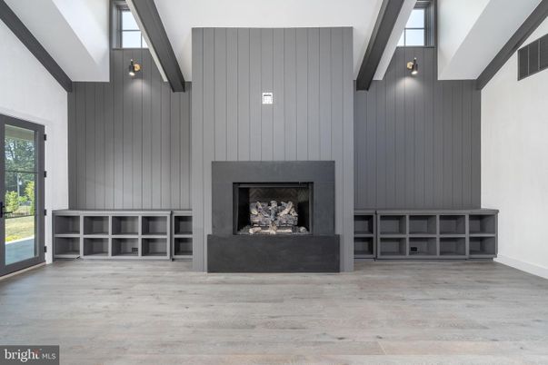 Fireplace, Interior, Wood Texture Flooring