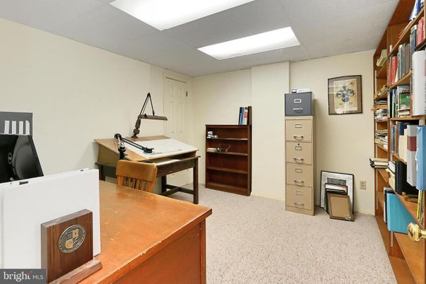 Home Office, Interior, Recessed Lighting