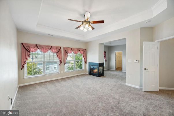 Empty room, Fireplace, Interior