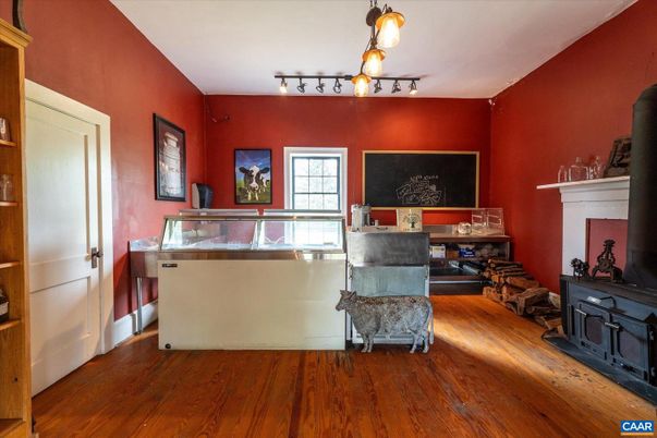 Fireplace, Interior, Wood Texture Flooring