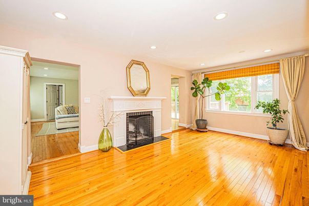 Fireplace, Interior, Recessed Lighting, Wood Texture Flooring