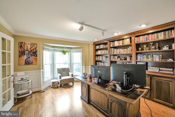 Home Office, Interior, Wood Texture Flooring