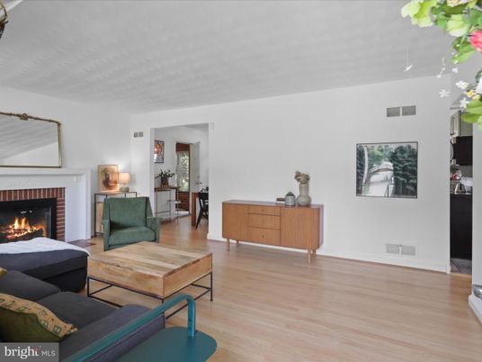 Fireplace, Interior, Living room, Wood Texture Flooring