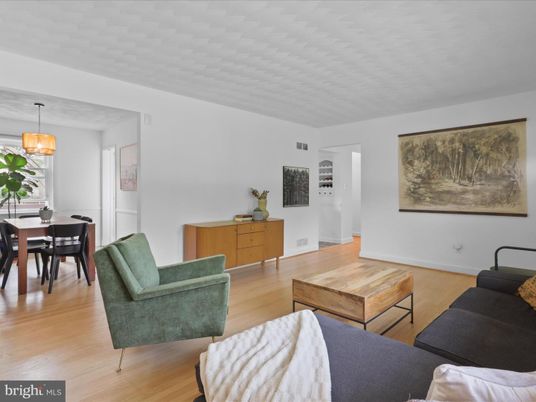 Dining room, Interior, Living room, Pendant Lights, Wood Texture Flooring