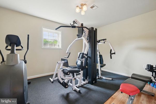 Fitness Equipment, Interior, Wood Texture Flooring