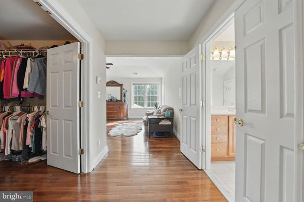 Interior, Walk-in Closets, Wood Texture Flooring