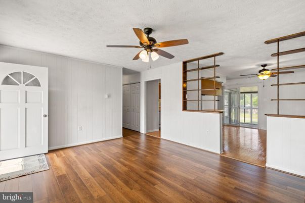 Empty room, Interior, Wood Texture Flooring