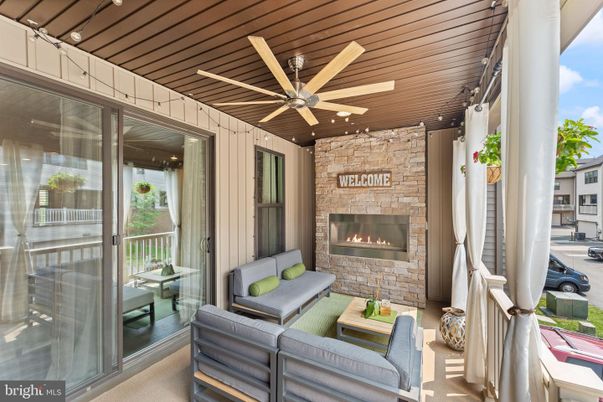 Exterior, Fireplace, Stone Walls