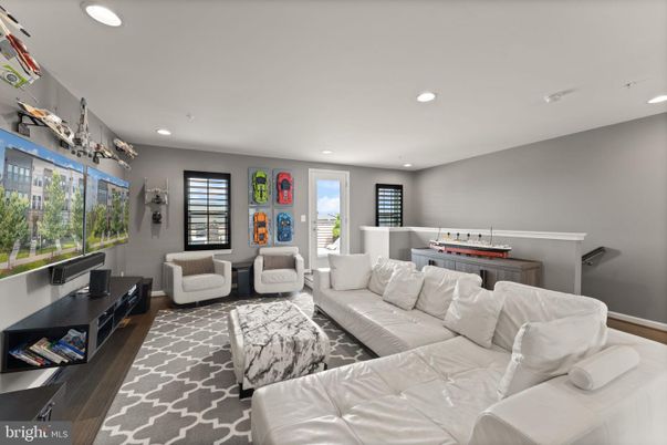 Interior, Living room, Recessed Lighting