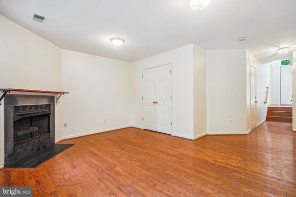 Empty room, Fireplace, Interior, Wood Texture Flooring