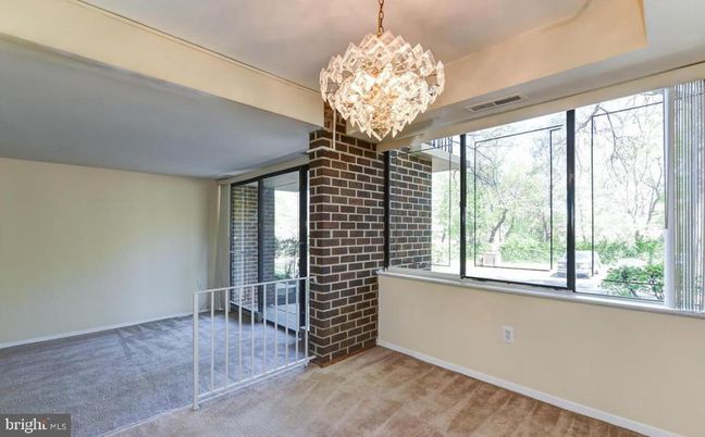 Chandelier, Empty room, Interior, Stone Walls