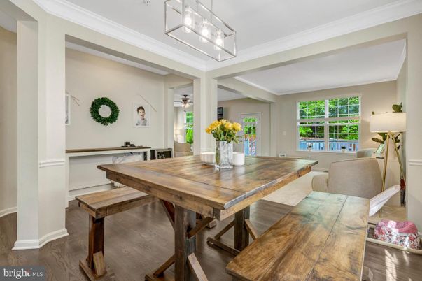 Dining room, Interior, Wood Texture Flooring