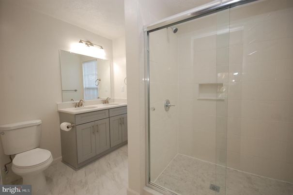 Bathroom, Glass Shower, Interior, Marble
