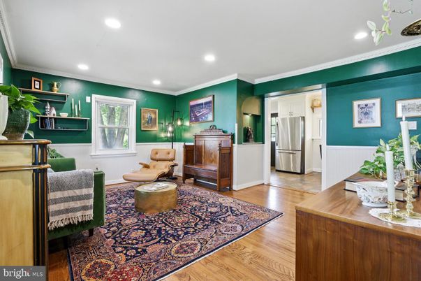 Interior, Kitchen, Living room, Recessed Lighting, Stainless Steel Appliances, Wood Texture Flooring