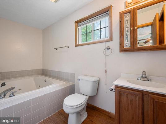Bathroom, Interior, Wood Texture Flooring