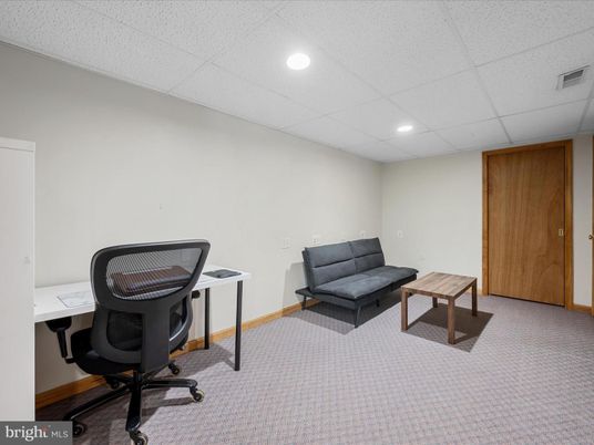Home Office, Interior, Recessed Lighting
