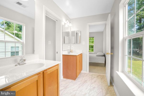 Bathroom, Dual Sink Vanities, Interior, Marble
