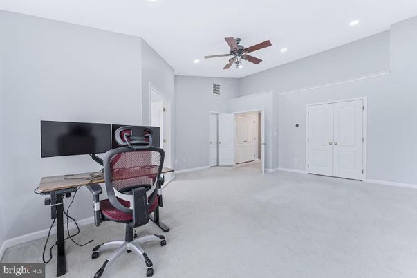Home Office, Interior, Recessed Lighting