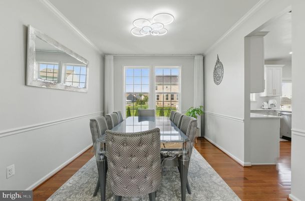 Dining room, Interior, Wood Texture Flooring