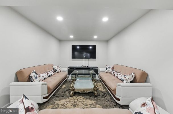 Interior, Living room, Recessed Lighting
