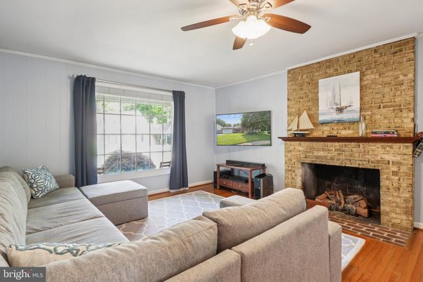 Fireplace, Interior, Living room, Stone Walls, Wood Texture Flooring